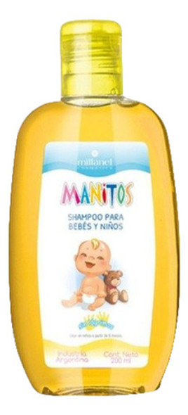 Shampoo Para Bebes Niños Manitos Millanel Ph Balanceado 0
