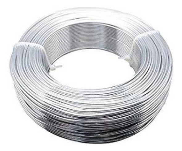 Bobina Alambre Aluminio Cerco Electrico 1.5mm 500m  Anodizad 0