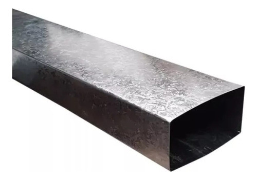 Caño Rectangular Chapa Galvanizada 2x4 (5 X 10 Cm) Zingueria 0