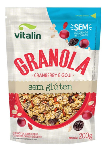 Kit 3x Granola Cranberry E Goji Zero Adição De Açúcares 1