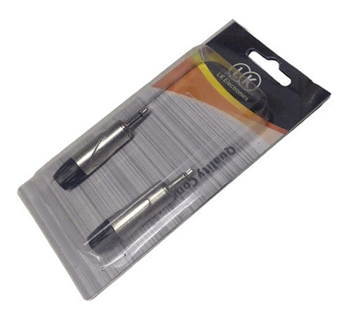 Fichas Conectores Miniplug Mono 3,5mm P/armar X2unid Lk 1