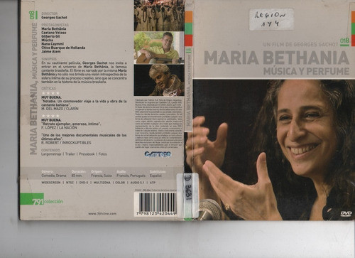 Maria Bethania Música Y Perfume - Dvd Original - Buen Estado 0