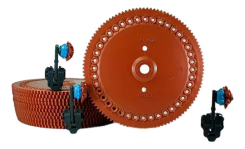 Kit 8 Discos P/ Feijão 40 F + 8 Rosetas Precision Planting 0