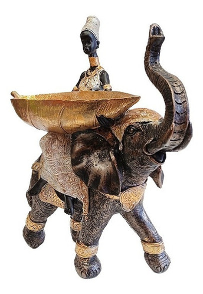 Adorno Elefante Grande Con Africana: Tienda Que Regalo 1