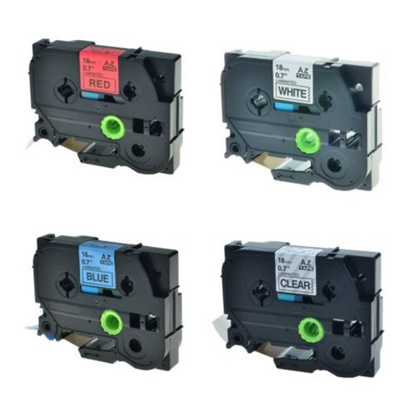 4pk 18mm Tz Tz Tze 141 241 441 541 Etiqueta Cinta Laminada B 0
