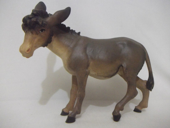 B. Antigo - Escultura Ou Estatueta Alemã De Burro Em Madeira 0