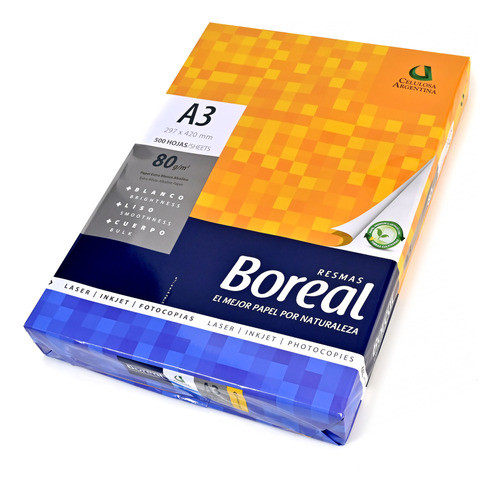 Papel Boreal Carta 75g X500 Hojas Blanco - Goldin Papelería 0