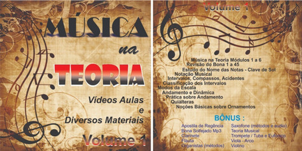Curso Básico Teoria Musical Vídeos Volumes 1 E 2 0