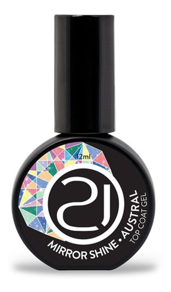 Top Coat Mirror Shine Austral Nails 21 Constelação 12ml 0