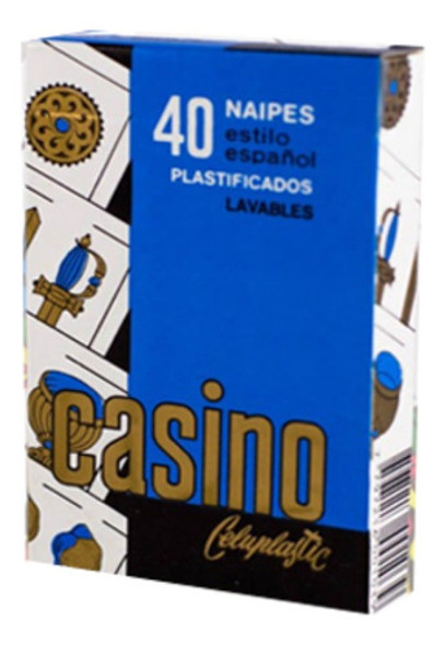 Naipes Españoles Plastificados X40 Casino  (x6 Unidades) 0