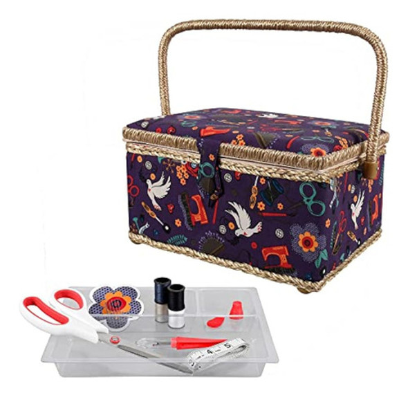 Singer Cesta De Coser Con Kit De Costura, Agujas, 0