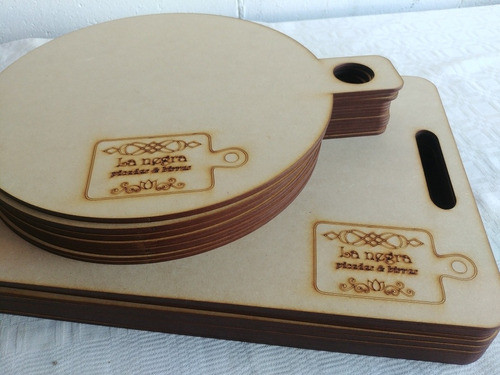 Tablas Picada Fibrofacil Personalizadas 40x30 X 25u. 0