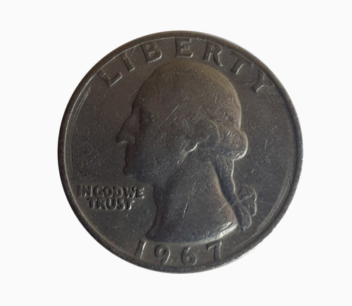 Moneda Estados Unidos 1967 1/4 Dólar 0
