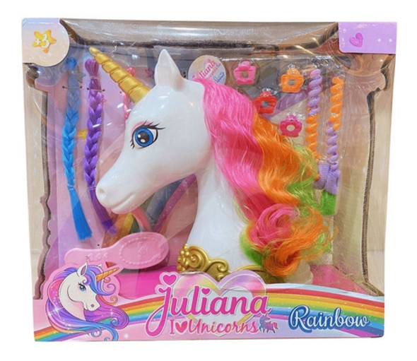 Juliana Unicornios Para Peinar Rainbow 0