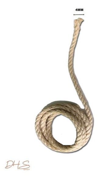 20 Metros Corda Fio Sisal 4mm Arranhadores Gato 1