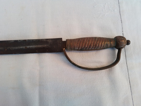 Antiguo Sable De La Policía Milico Empuñadura Bronce Arcomet 1