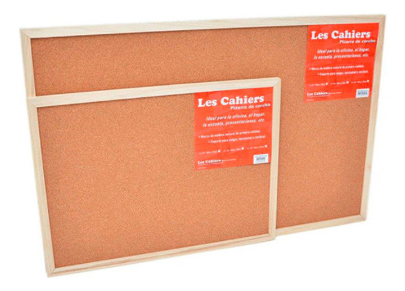 Pizarra Corcho Marco Madera 30x45 Premium.les Cahiers 0 Pizarra Corcho Marco Madera 30x45 Premium.les Cahiers 0