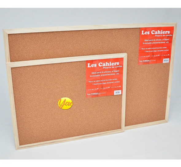 Pizarra Corcho Marco Madera 30x45 Premium.les Cahiers 1 Pizarra Corcho Marco Madera 30x45 Premium.les Cahiers 1