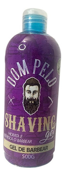 Shaving Gel 500g Dom Pelo Profissional Barbeiro Para Barbear 0