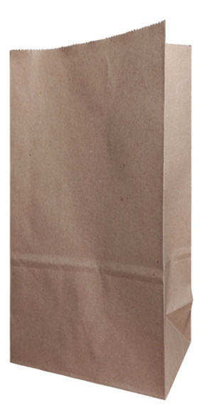 Bolsa De Papel Kraft Para Bizcocho X 10kg, Medidas 28x14,5x9 0