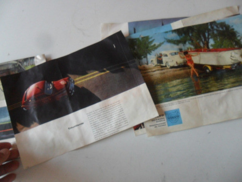 Folleto Volvo Pv  544  No Manual Catalogo Antiguo Mal Estado 1