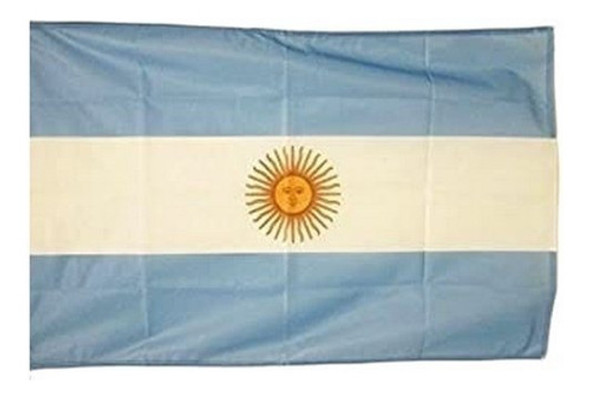 Bandera Argentina Con Sol Para Balcon 60x90cms Con 2 Sogas 0 Bandera Argentina Con Sol Para Balcon 60x90cms Con 2 Sogas 0
