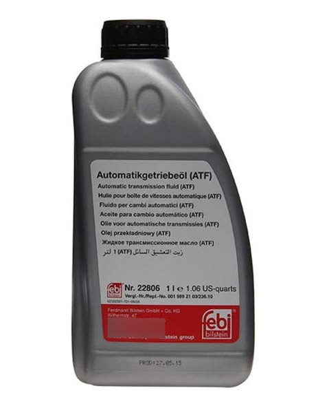 Kit 09 Lts Febi 22806 Fluído De Câmbio Mercon V Dexron Iii 1