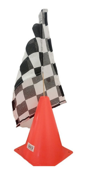 Banderita Rally Carrera De Autos,de Mesa Con Cono Vial 1 Banderita Rally Carrera De Autos,de Mesa Con Cono Vial 1