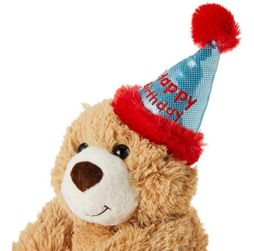 Aurora World Plush Bear Feliz Cumpleaños Bear 1