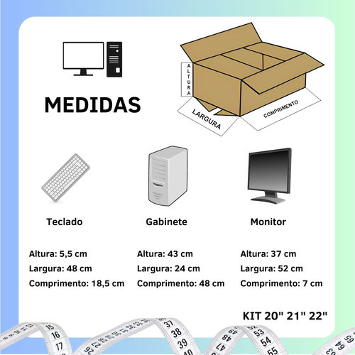 Kit Gamer Para Cpu Monitor E Teclado Transparente Resistente 1