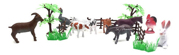 Set Animales De La Granja 20 Piezas Cotillón Sorpresitas 0