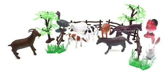 Set Animales De La Granja 20 Piezas Cotillón Sorpresitas 1
