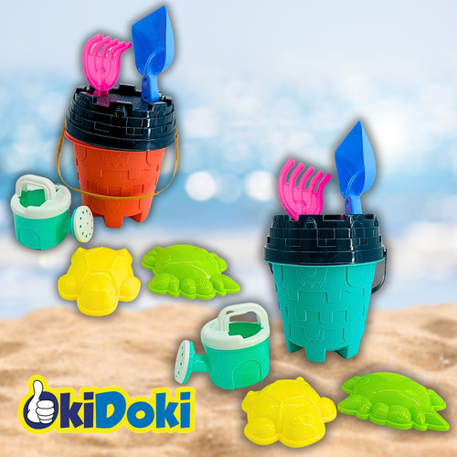 Balde Con Multiples Accesorios Para Playa_okidoki 1