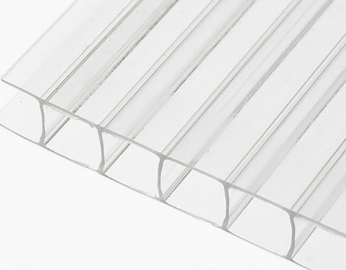 Placa Policarbonato Alveolar 1.05x2.90mts Cristal 4mm Import 1
