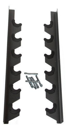 Soporte Porta Barras Rack De Pared Para 6 Barras 0