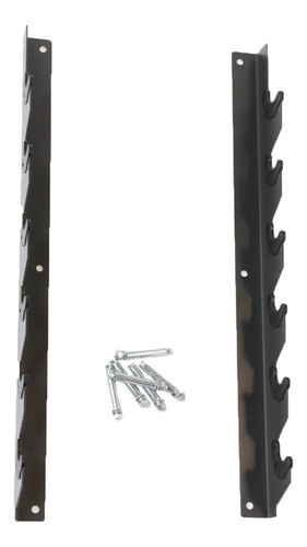 Soporte Porta Barras Rack De Pared Para 6 Barras 1