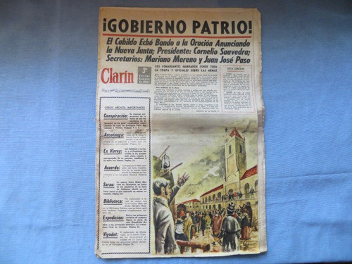 Diario Clarin Mayo 1960 - A 150  Años Del 25 De Mayo 0