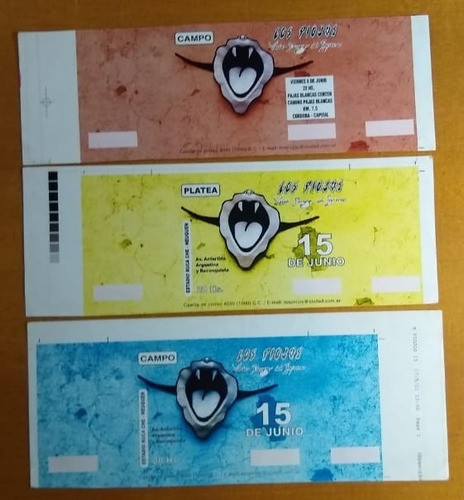 Los Piojos Entradas Stickers Verde Paisaje Del Infierno Vivo 0