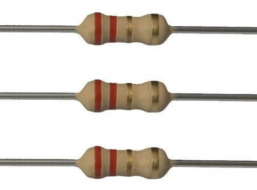Resistencia 2w 2.2 Ohms 2e2 2r2 5% Pack X10 0