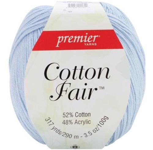 Premier Hilado 3pack Algodon Justo Solido De Lana Color Azul 0