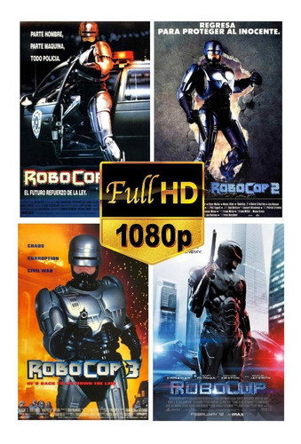 Robocop Saga Completa Serie De Peliculas Full Hd 0