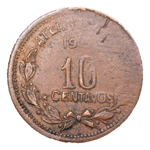 México 10 Centavos 1915 Mb Km 646 Atlixtac Guerrero 0