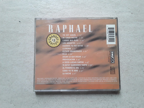 Raphael - Yo Soy Aquel Los Amantes - Cd / Kktus 1