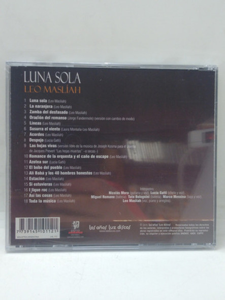 Leo Masliah Luna Sola Cd Nuevo 1