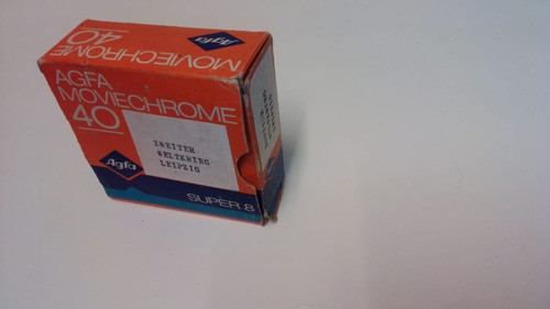 Caja Antigua Agfa Moviechrome 40 Super 8 Alemania Xcaballito 1