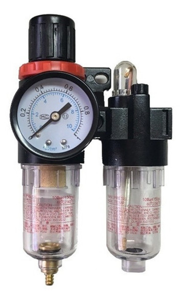 Filtro Regulador Presion Lubricador 1/4 Neumática Compresor 0