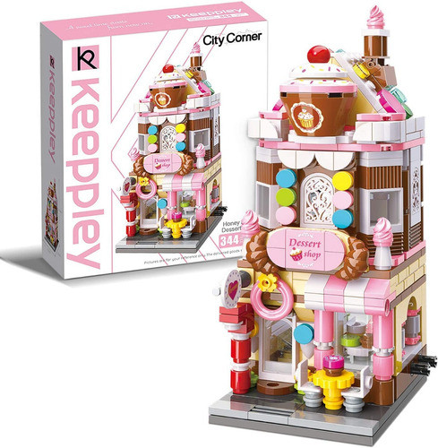Juego  Pastelería Bloques De Construcción 344 Piezas Qman 1