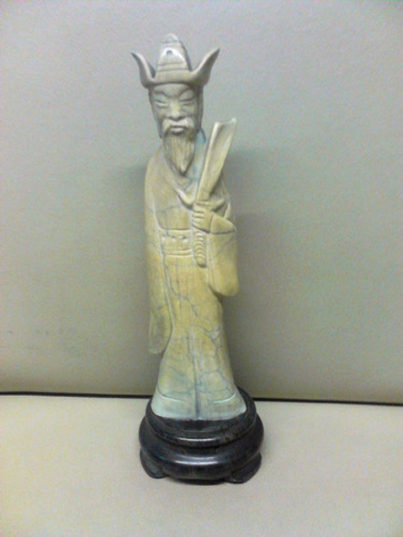Antigua Figura China Piedra Dura Jade Hard Stone Oriental 0