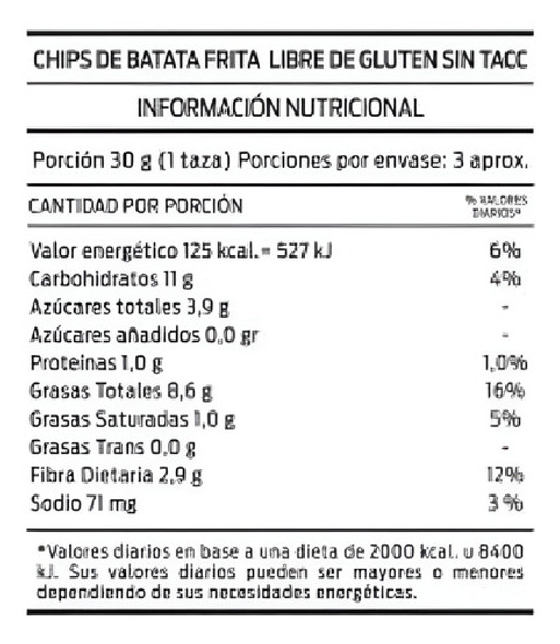 Chips De Batata - Nuestros Sabores - 80 Gr 1