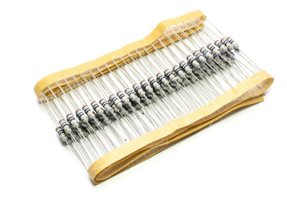 Resistencia Metal Film 2w 1 Ohm 1r 1e 5% Pack X10 0